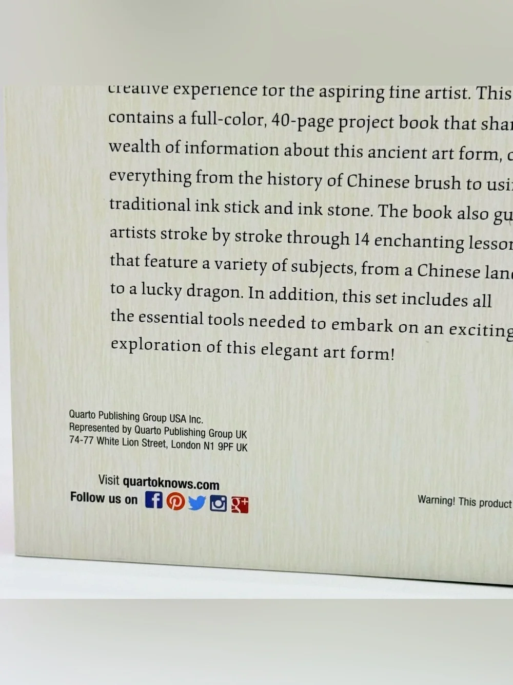 Chinese Brush Painting Classic Deluxe Art Set Walter Foster New Complete Kit